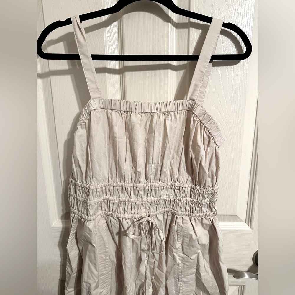 Universal Thread Women's Cotton Square Neck Midi Tank Dress, Tan, Sz Large, NWT - Picture 6 of 6
